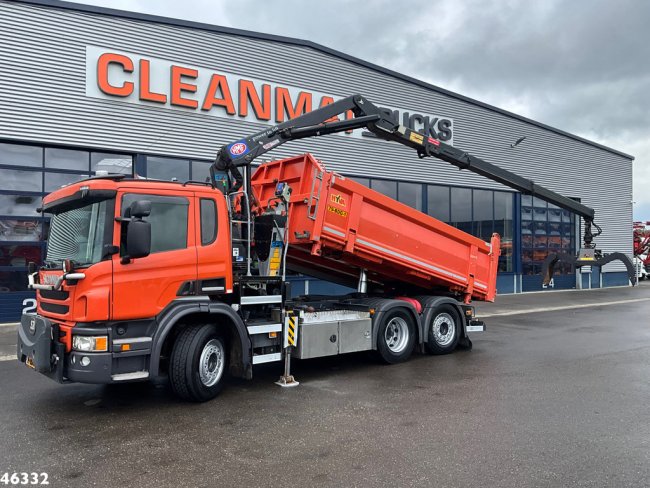 Scania  P 320 HMF 14 Tonmeter Z-kraan Just 199.760 km! (0)