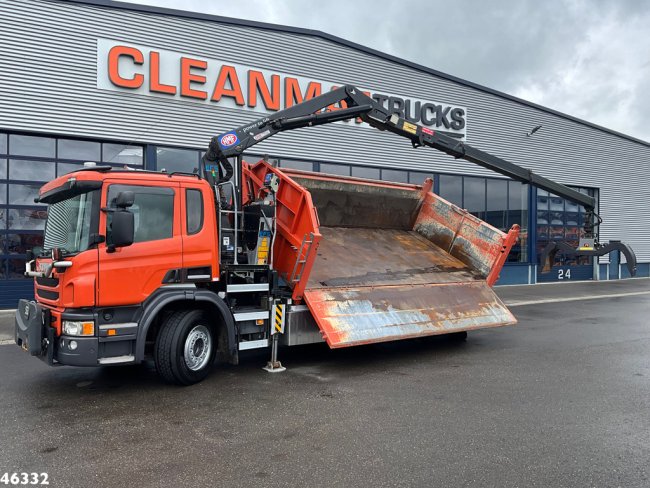 Scania  P 320 HMF 14 Tonmeter Z-kraan Just 199.760 km! (1)