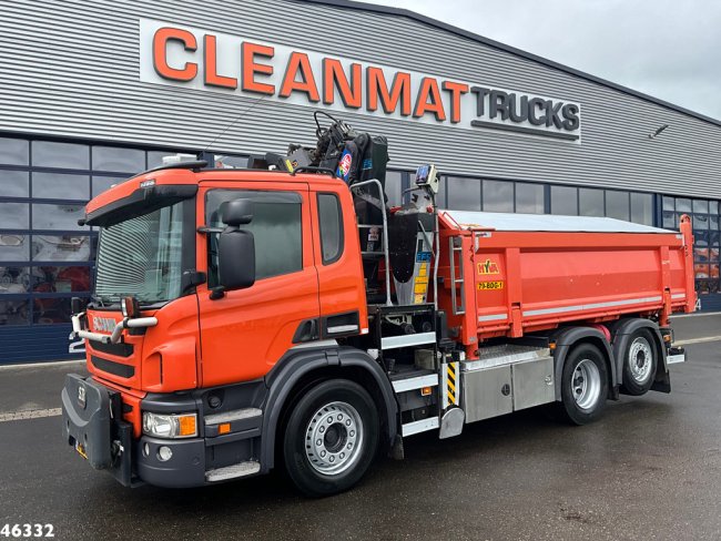 Scania  P 320 HMF 14 Tonmeter Z-kraan Just 199.760 km! (2)