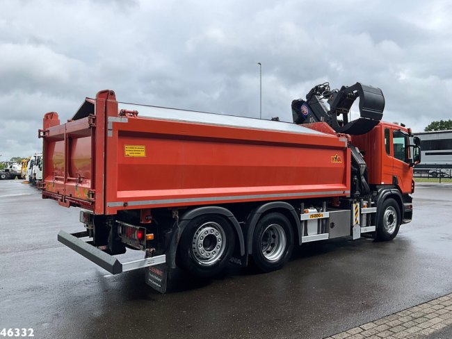Scania  P 320 HMF 14 Tonmeter Z-kraan Just 199.760 km! (4)