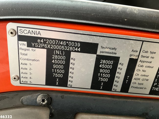 Scania  P 320 HMF 14 Tonmeter Z-kraan Just 199.760 km! (25)