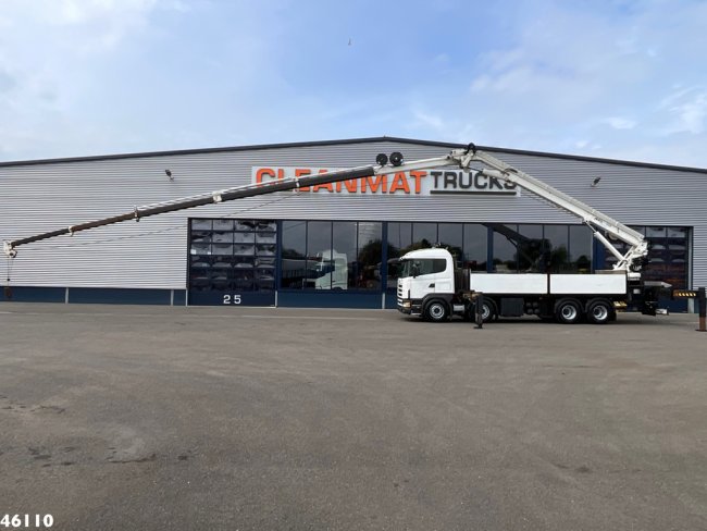 Scania  R 144 8x4 Retarder MKG 55 Tonmeter Dachdecker Kran (1)