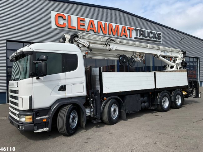 Scania  R 144 8x4 Retarder MKG 55 Tonmeter Dachdecker Kran (2)
