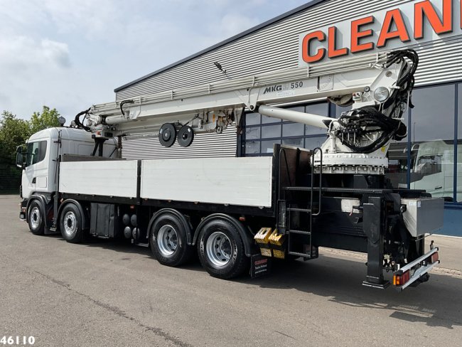 Scania  R 144 8x4 Retarder MKG 55 Tonmeter Dachdecker Kran (7)