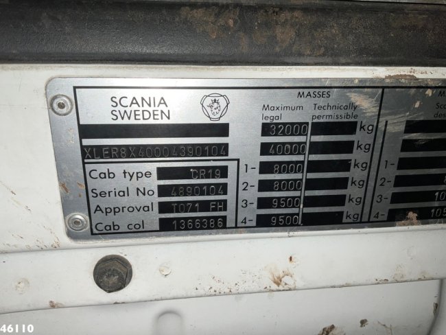 Scania  R 144 8x4 Retarder MKG 55 Tonmeter Dachdecker Kran (28)