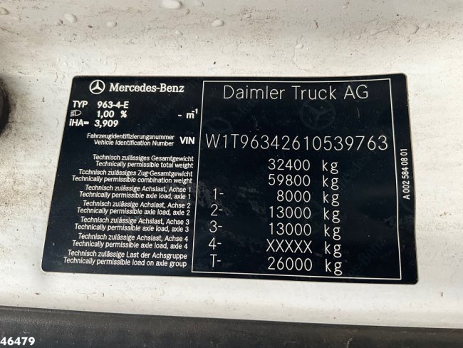 Mercedes-Benz  Actros 3348 6x4 Euro 6 Kiphydrauliek High Performance Engine Brake (23)