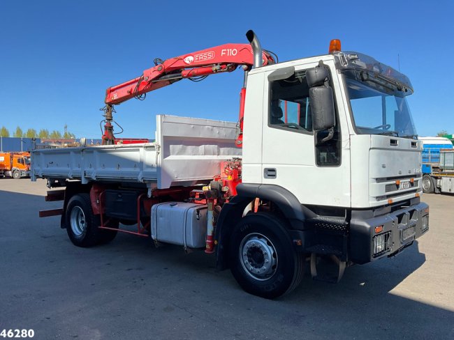Iveco  Eurotech 190E24 Manual Full Steel Fassi 11 Tonmeter laadkraan Just 182.743 km! (8)