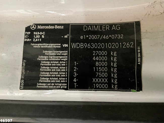 Mercedes-Benz  Actros 2543 Dalby 20 Ton haakarmsysteem (18)