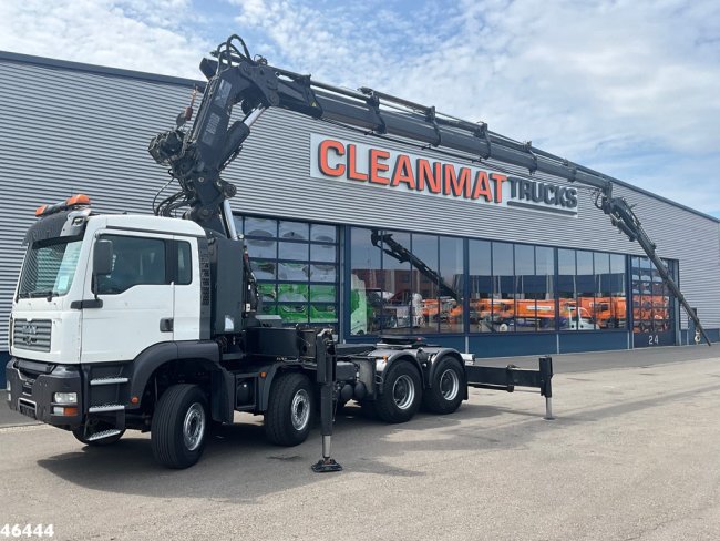 MAN  TGA 41.363 8x4 Manual Full steel Hiab 80 Tonmeter laadkraan + Fly-Jib (0)