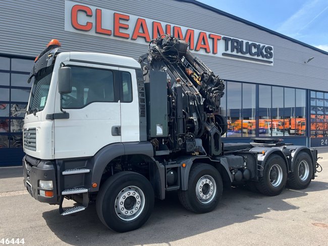 MAN  TGA 41.363 8x4 Manual Full steel Hiab 80 Tonmeter laadkraan + Fly-Jib (7)