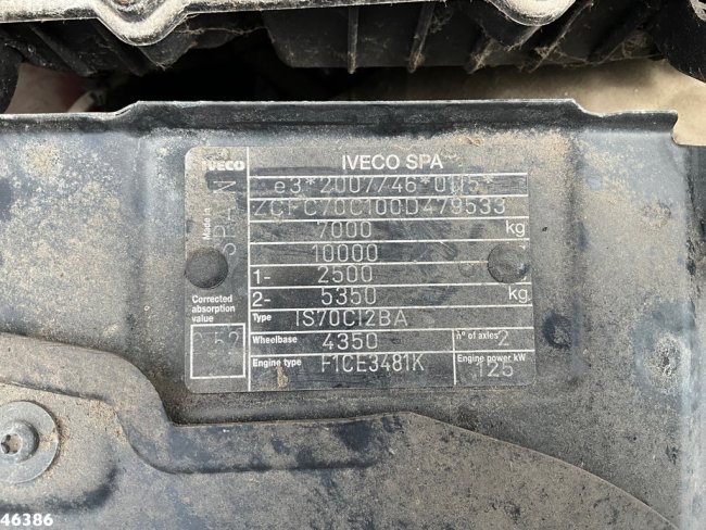 Iveco  Daily 70C17 DHollandia laadklep Just 6.870 km! (19)