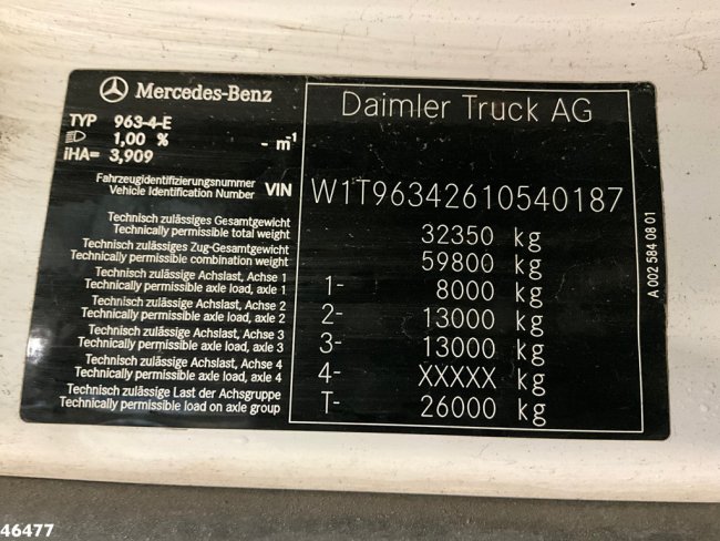 Mercedes-Benz  Actros 3348 6x4 Euro 6 Kiphydrauliek High Performance Engine Brake (20)