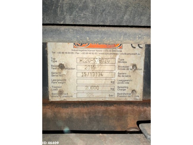Volvo  FM 420 Euro 6 AJK 20 Ton haakarmsysteem (16)