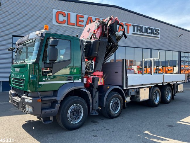 Iveco  Trakker AD410T41 Fassi 80 Tonmeter laadkraan + Fly-Jib Just 80.441 Km! (1)