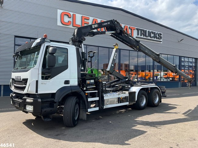 Iveco  Trakker AD380T 6x4 Euro 6 Hiab 18 Tonmeter laadkraan (0)