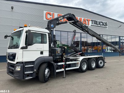 MAN TGS 35.400 8x4 Euro 6 Hiab 18 Tonmeter laadkraan Just 142.960 km!
