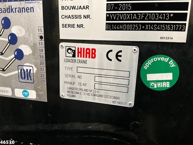 Volvo  FE 250 Euro 6 Hiab 14 Tonmeter laadkraan Just 170.460 km! (16)