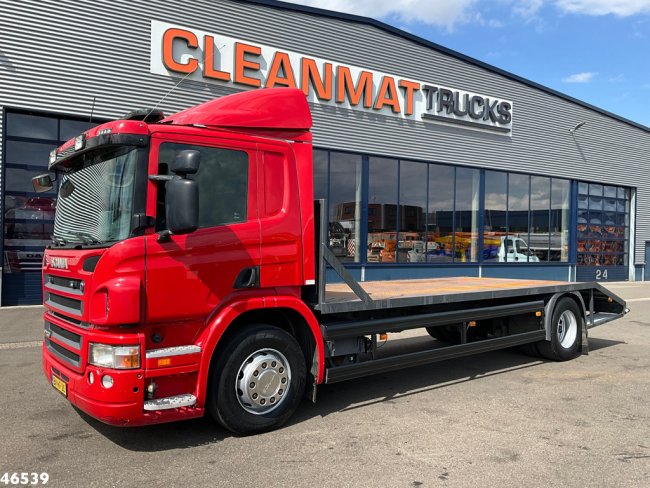 Scania  P 230 Autotransporter met oprijrampen (1)