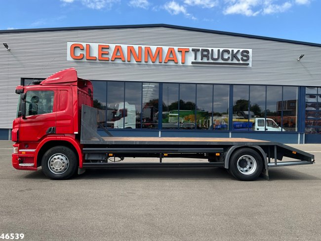 Scania  P 230 Autotransporter met oprijrampen (2)