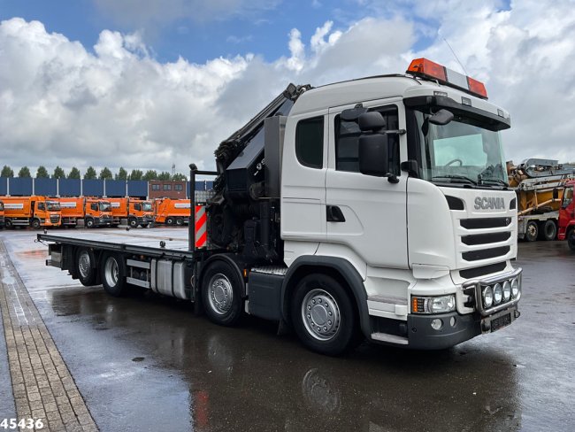 Scania  R490 8x2 Euro 6 Retarder HMF 85 Tonmeter laadkraan + Fly-jib (2)