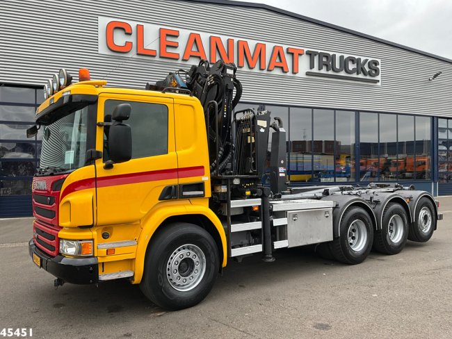 Scania  P 410 8x4 Euro 6 Palfinger 14 Tonmeter Z-kraan (1)