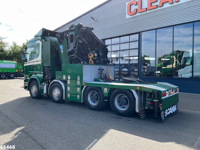 Scania  R 490 8x4 Euro 6 Effer 140 Tonmeter laadkraan + Fly-Jib Just 283.508 km (1)
