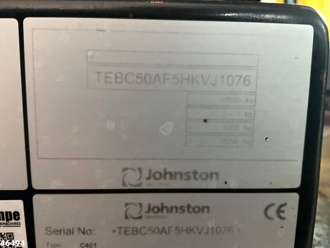 Johnston  C 401 Euro 6 Just 39.154 km! (21)