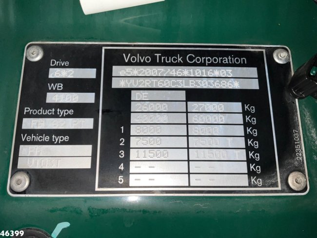Volvo  FH 540 6x2 Retarder Just 341.230 km! (24)