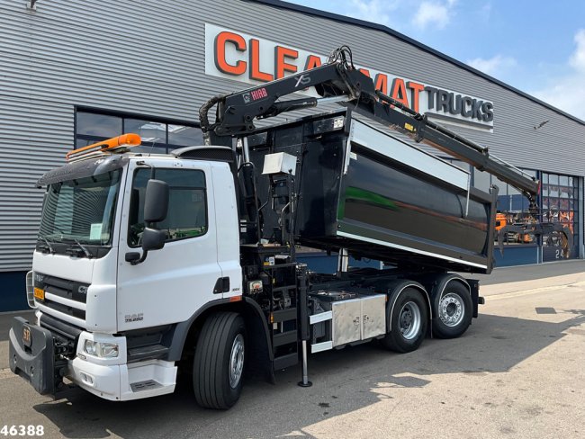 DAF  FAN 75 CF 250 Hiab 14 Tonmeter laadkraan (0)