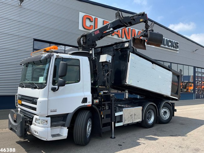 DAF  FAN 75 CF 250 Hiab 14 Tonmeter laadkraan (2)
