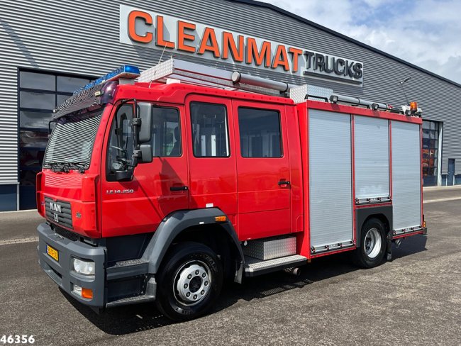 MAN  TGL 14.250 brandweer / materiaalwagen met Waterpomp Just 30.419 km! (4)