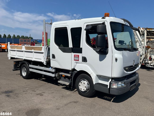 Renault  Midlum 180 Kipper HMF laadkraan Just 135.435 km! (6)