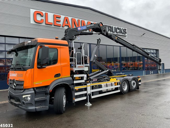 Mercedes-Benz  ACTROS 2543 HMF 23 Tonmeter laadkraan (0)