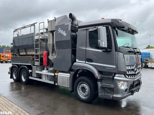 Mercedes-Benz  Arocs 2643 6x4 Koks Cyclovac Vacuum Droge stoffen RVS opbouw Just 21.576 km! (7)