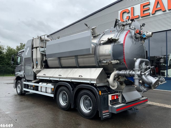 Mercedes-Benz  Arocs 2643 6x4 Koks Cyclovac Vacuum Droge stoffen RVS opbouw Just 21.576 km! (21)