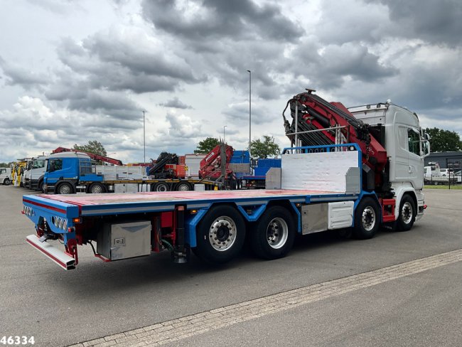 Scania  R 580 8x2 V8 Retarder Euro 6 HMF 50 Tonmeter laadkraan + Fly-Jib (5)