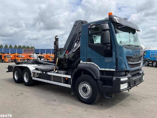 Iveco  Trakker AD450T/P Euro 6 Hiab 18 Tonmeter laadkraan (5)