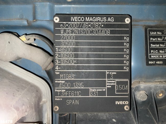 Iveco  Trakker AD450T/P Euro 6 Hiab 18 Tonmeter laadkraan (22)