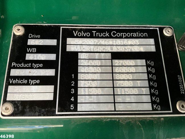 Volvo  FH 540 6x2 Retarder Just 398.766 km! (22)