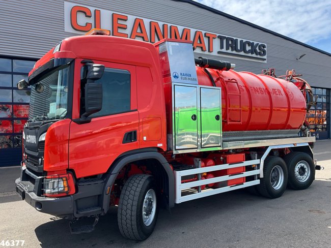 Scania  P 450 XT 6x4 Euro 6 Kaiser 15m³ Vacuum/Saug (3)
