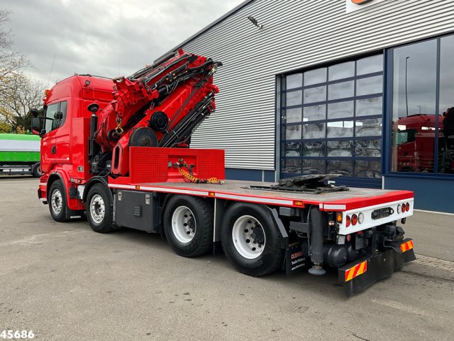 Scania  R620 V8 8x4 Hiab 105 Ton/meter laadkraan + Fly-Jib! (1)