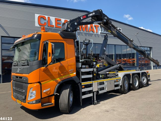 Volvo  FM 420 8x2 Hiab 25 Tonmeter laadkraan Welvaarts laadkraan weegsysteem (0)