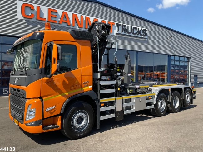 Volvo  FM 420 8x2 Hiab 25 Tonmeter laadkraan Welvaarts laadkraan weegsysteem (1)