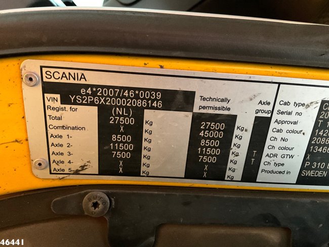 Scania  P 310 CNG Chassis cabine Retarder with PTO Just 205.148 km! (18)