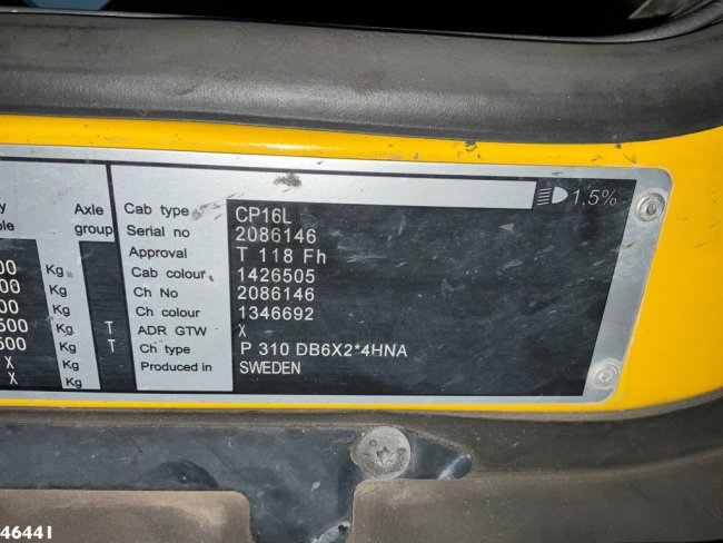 Scania  P 310 CNG Chassis cabine Retarder with PTO Just 205.148 km! (19)