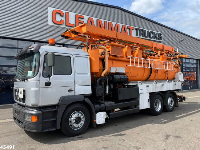 MAN  26.400 Kroll 14.5m³ kolkenzuiger Euro 2 Manual Gearbox (8)