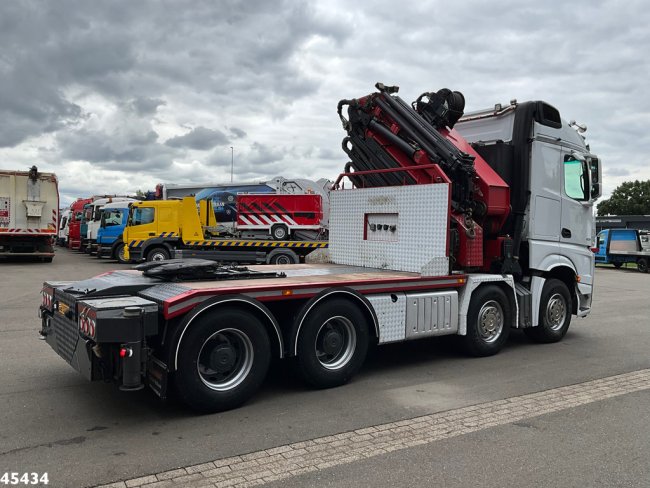 Mercedes-Benz  Arocs 3251 8x4 Euro 6 Retarder HMF 85 Tonmeter laadkraan Fly-Jib (5)