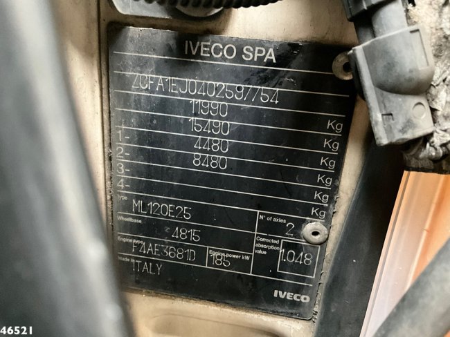 Iveco  Eurocargo ML120E25 Palfinger 6 Tonmeter laadkraan (28)