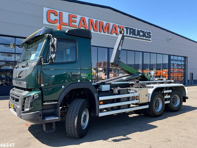 Volvo  FMX 420 6x6 VDL 30 Ton haakarmsysteem Gestuurde aandrijfas! (0)