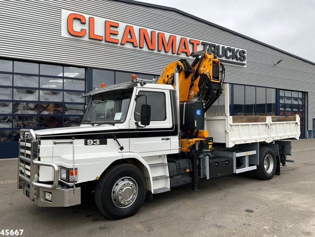 Scania  T 93 4x2 Kipper met 31 Tonmeter laadkraan (bj 2005) + Fly-JIb! Just 118.736 km! (3)
